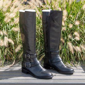 NWT+Box Italian Leather Riding Boot - Via Spiga Bernadette